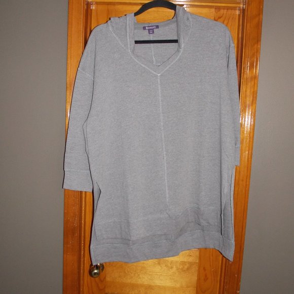 Roaman's Mid-Sleeve Hoodie - Picture 1 of 4